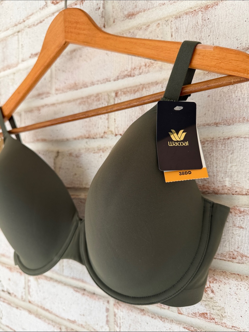 Wacoal Olive Green Smooth T-Shirt Underwire Bra
